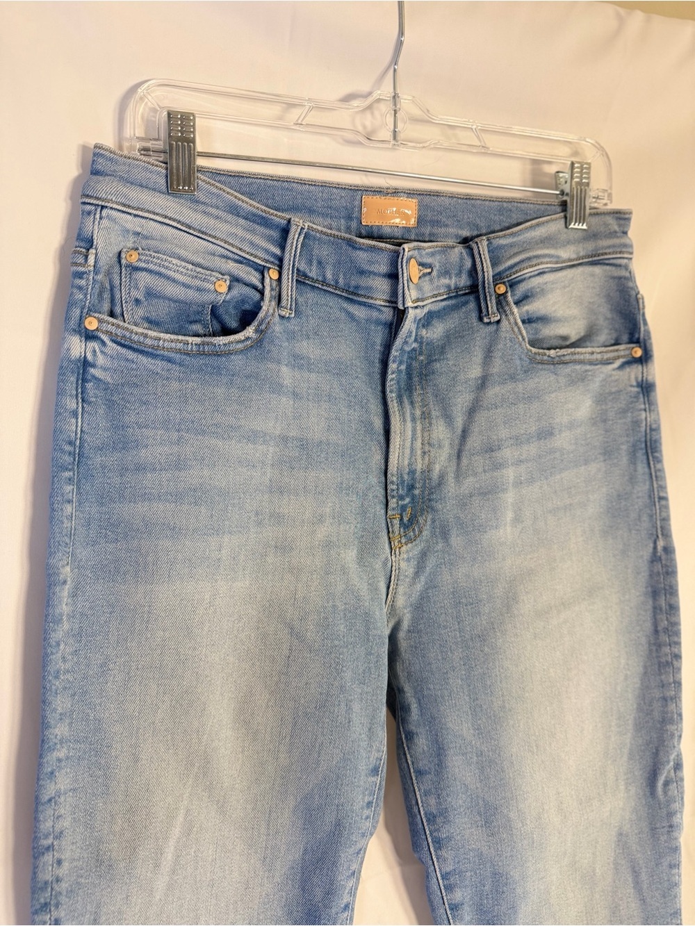 Mother The Insider Crop Step Fray Jeans in Limited Edition, size 32. - Picture 4 of 12